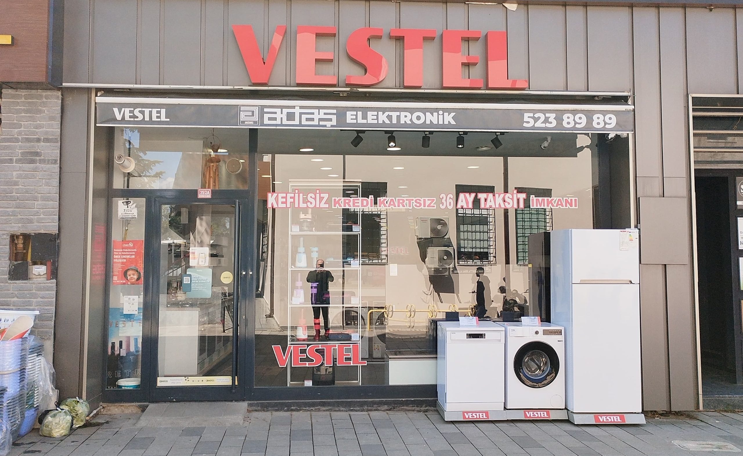 Adaş Elektronik Vestel Showroom Düzce mağazasının dış görünümü