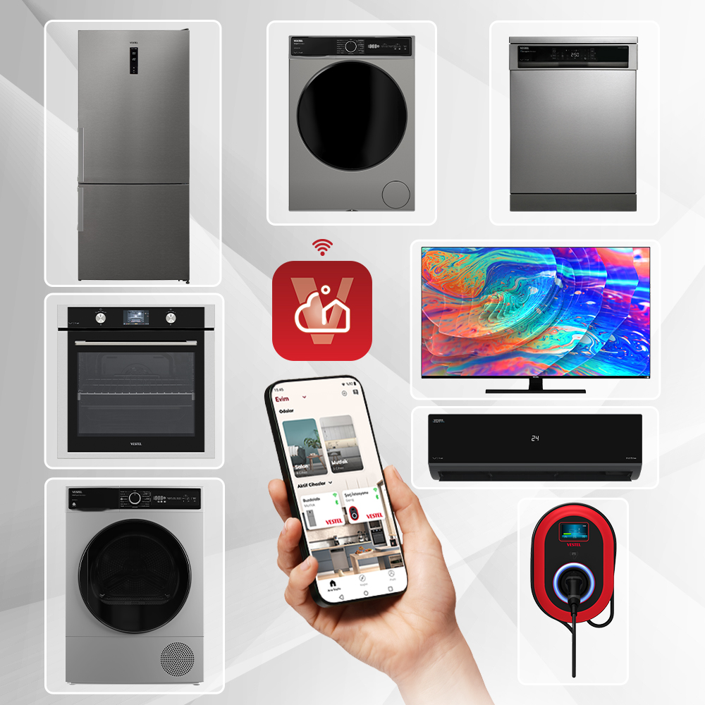 Wi‑Fi Teknolojisi - Vestel 4 programlı WiFi bulaşık makinesi