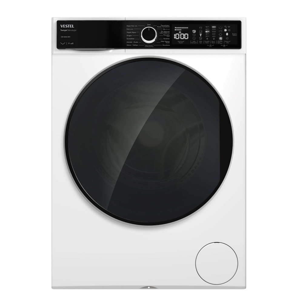 Vestel CMI 108442 WiFi çamaşır makinesi ön görünümü