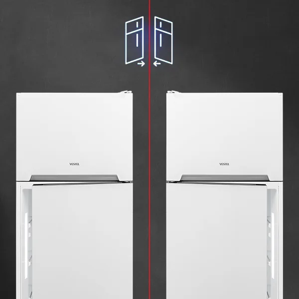 Vestel NF54011 değiştirilebilir kapı açılış yönü
